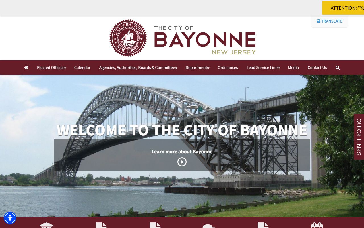 Bayonne city government resources for genealogy records