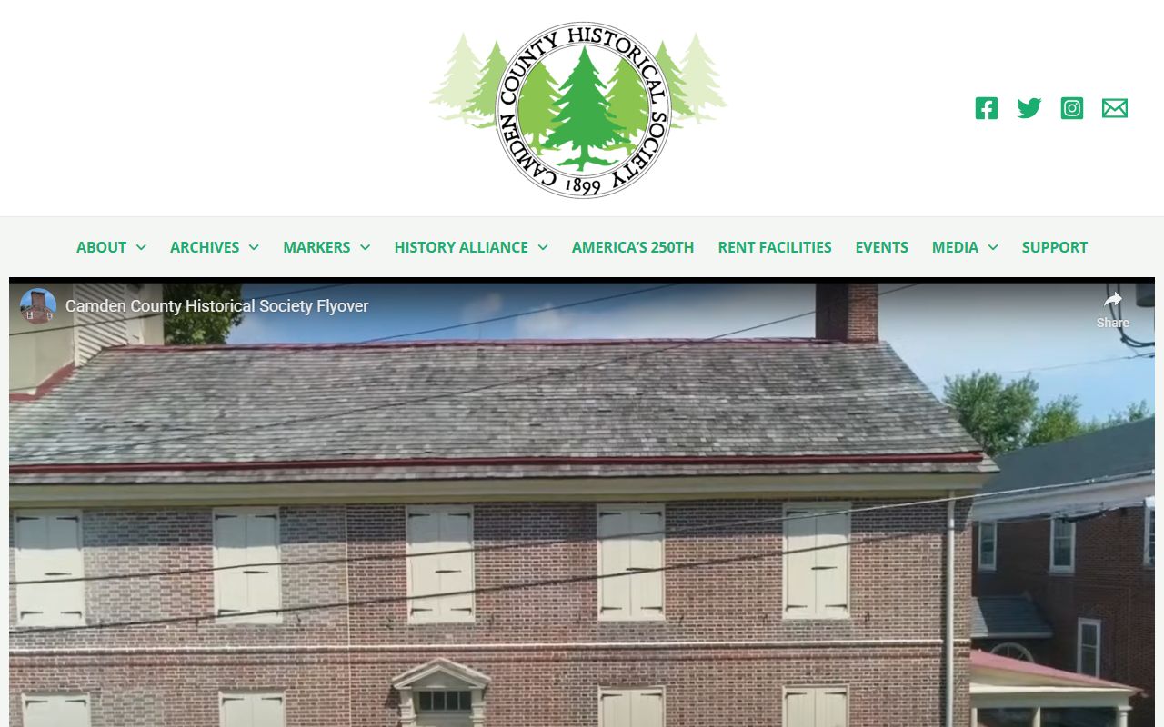 Camden County Historical Society genealogy research library