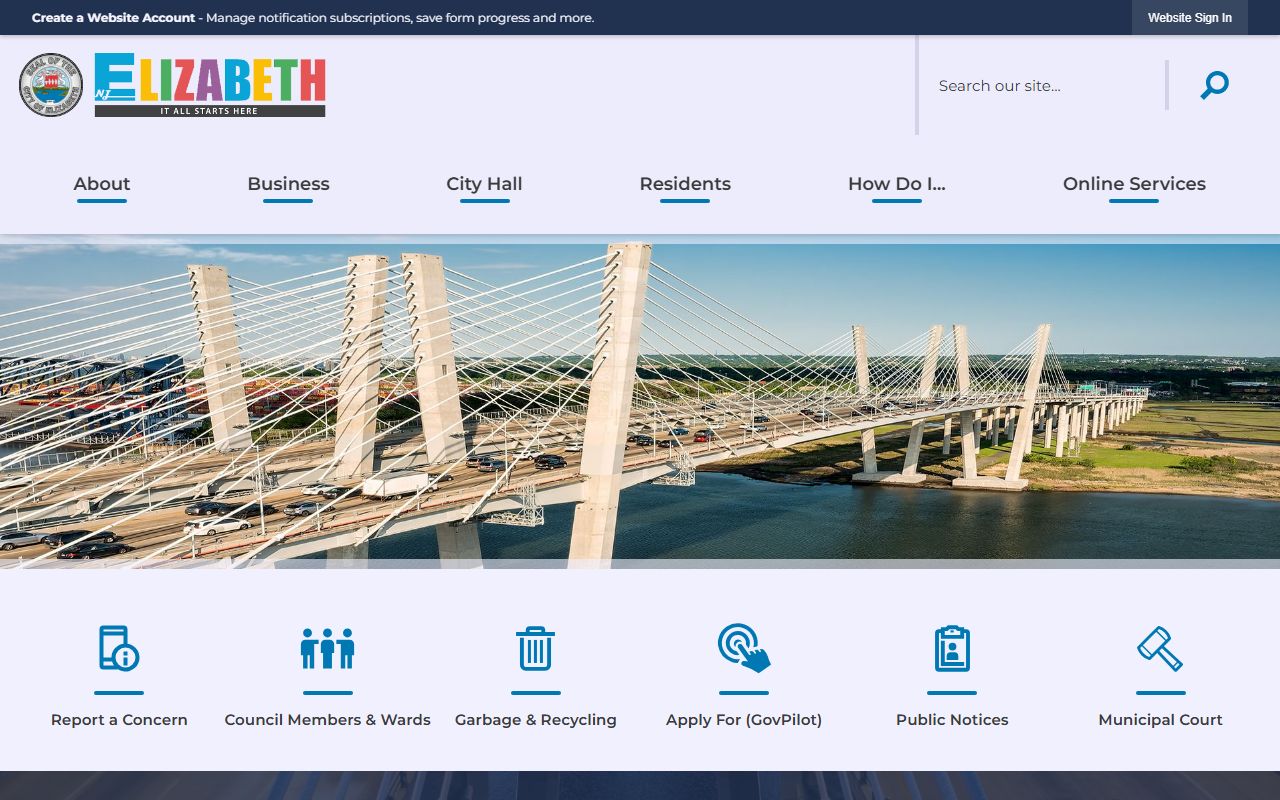 Elizabeth City government offices for genealogy vital records