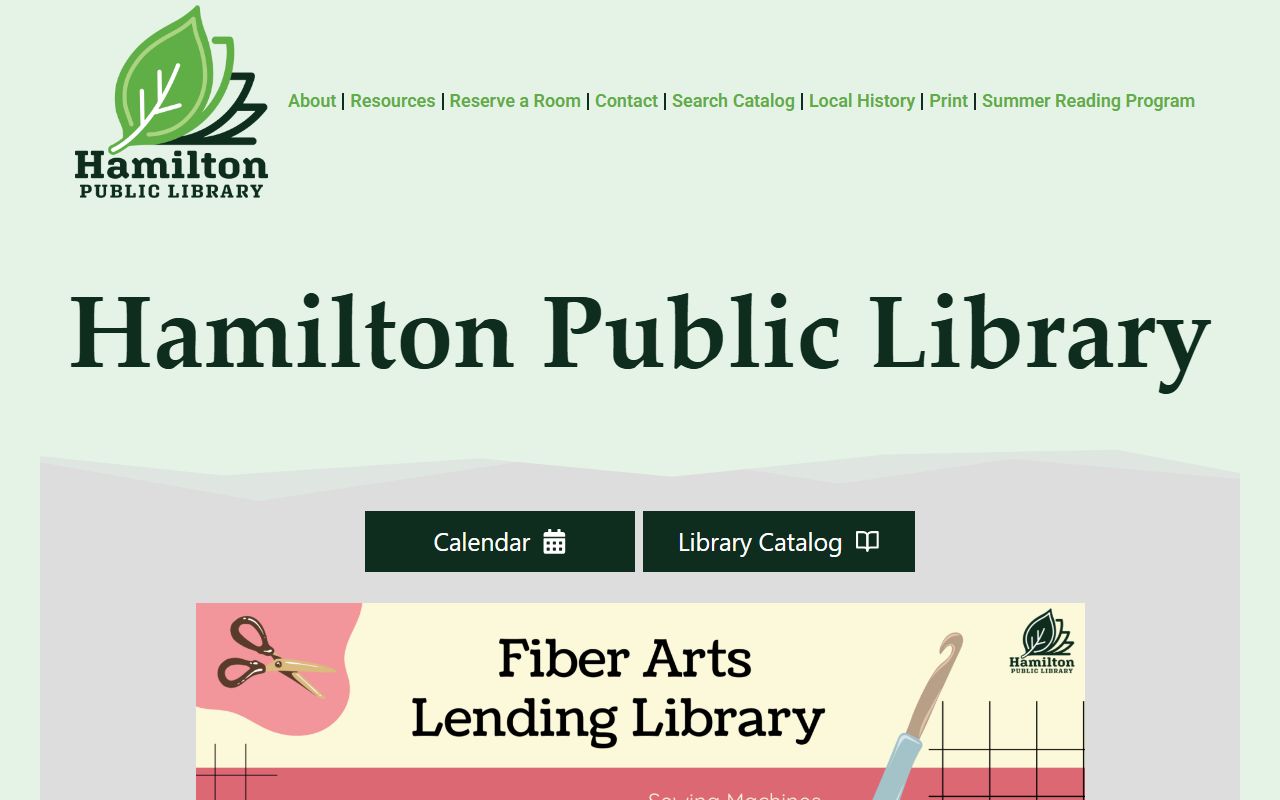 Hamilton Township Public Library genealogy collections