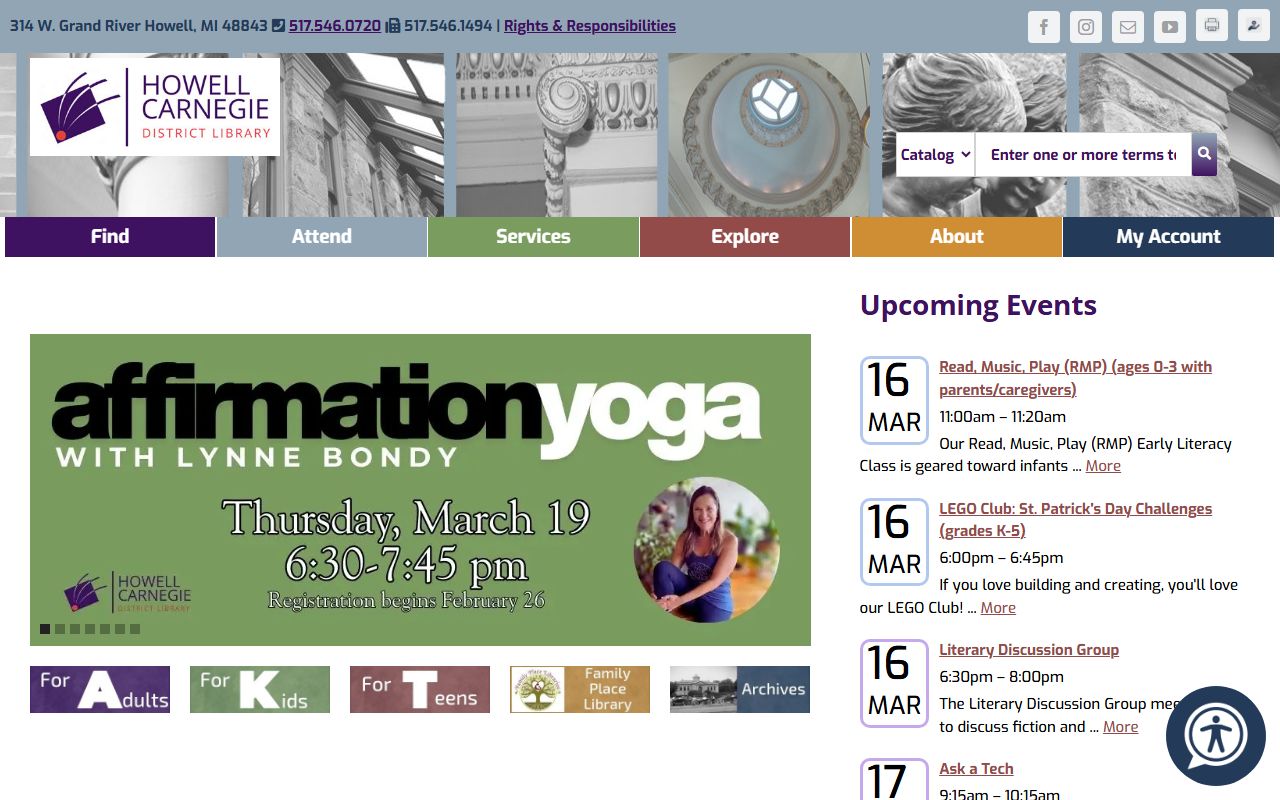 Howell Township Library genealogy and local history resources