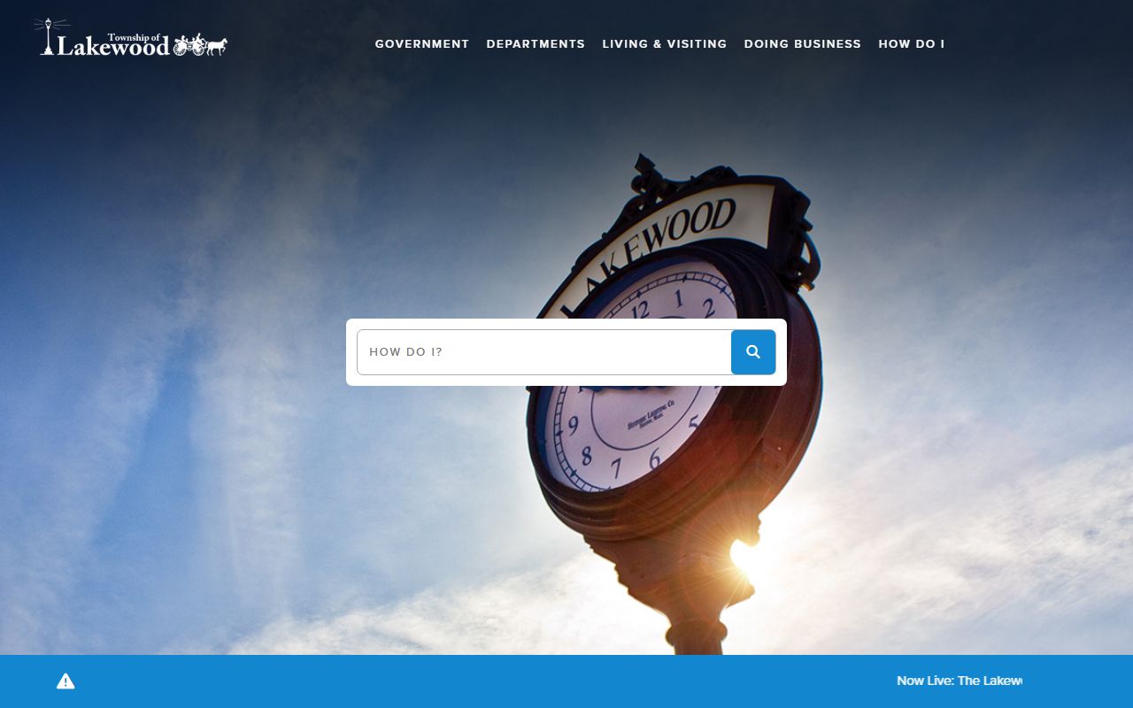 Lakewood Township government website for genealogy information