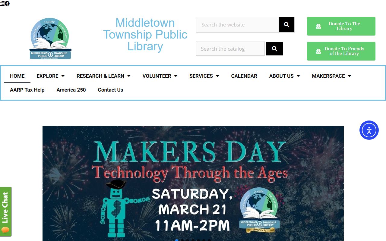 Middletown Township Public Library genealogy research resources