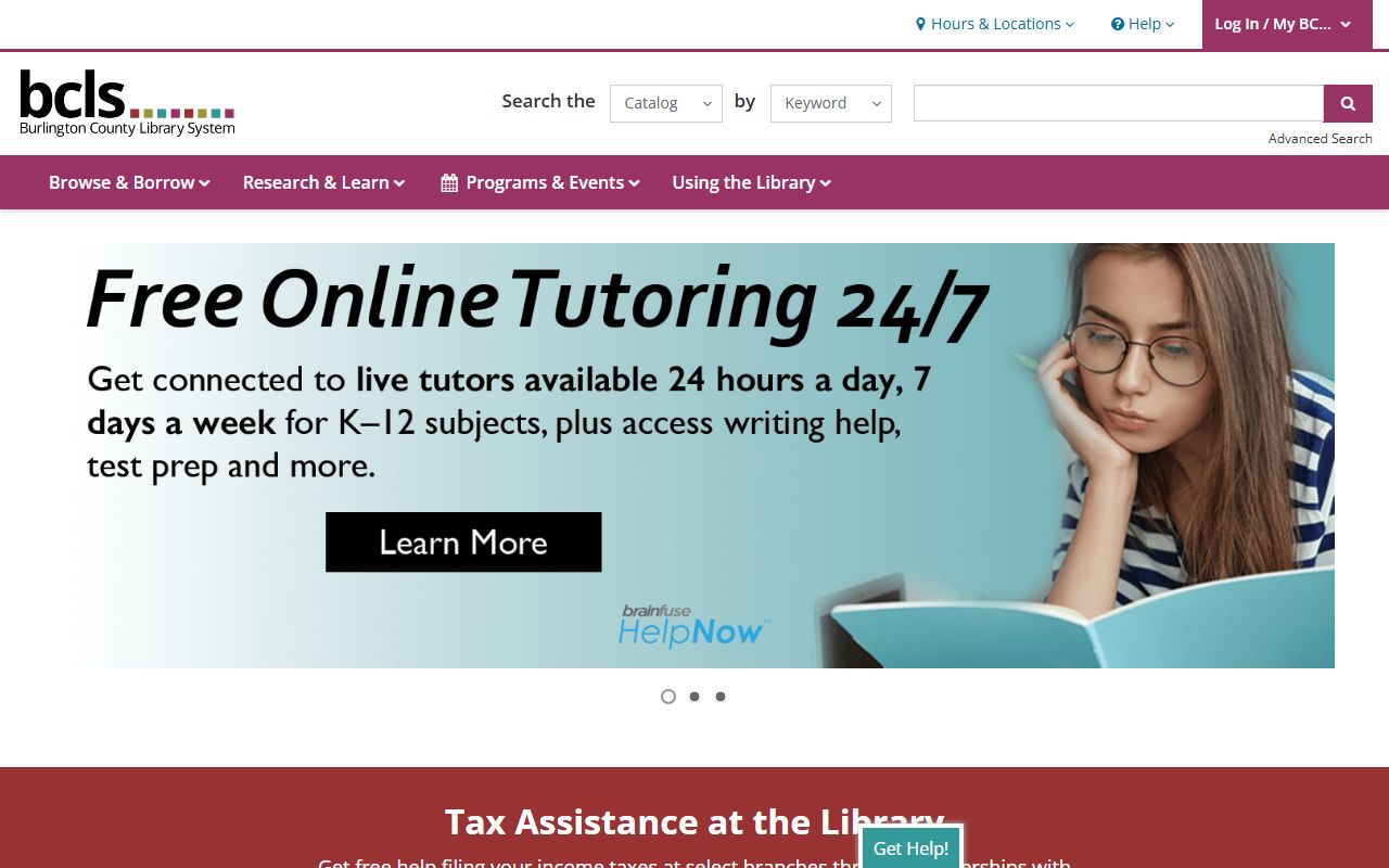 Burlington County Library System genealogy and local history resources