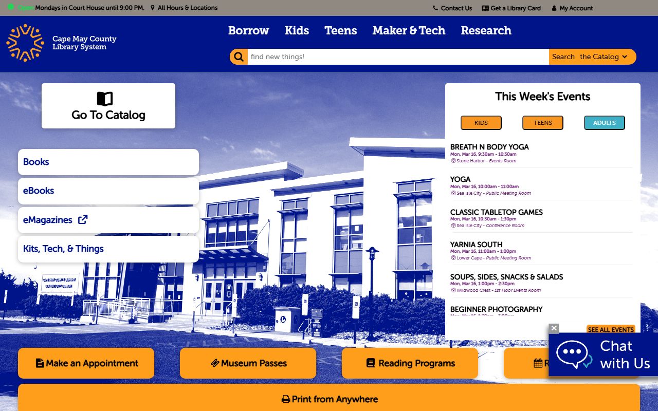 Cape May County Library genealogy collection