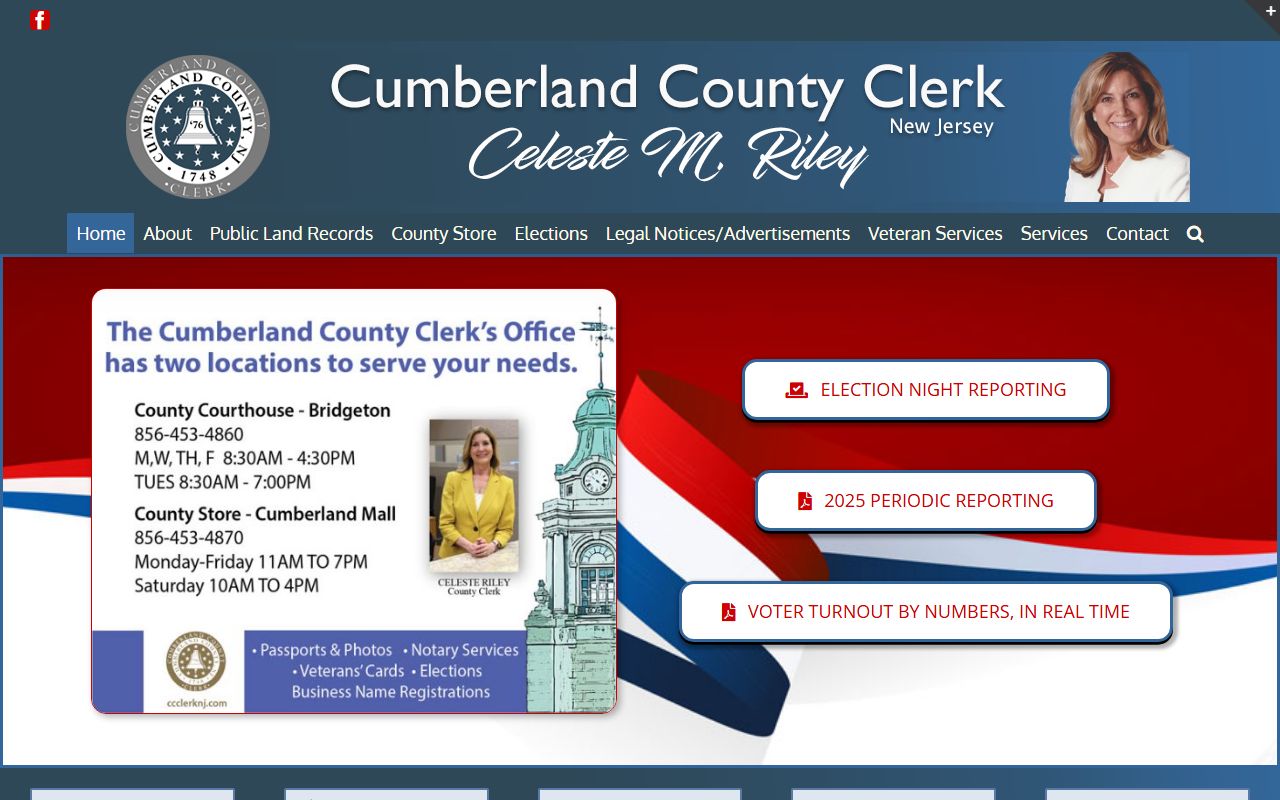Cumberland County Clerk office genealogy records