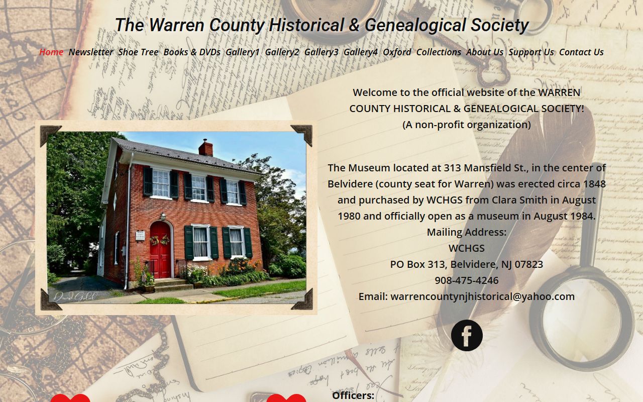 Warren County Historical and Genealogical Society in Belvidere for family research